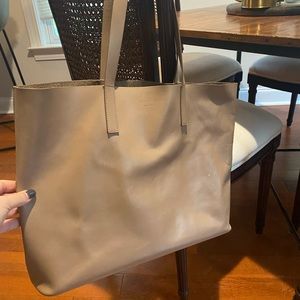 Everlane Italian leather tote bag